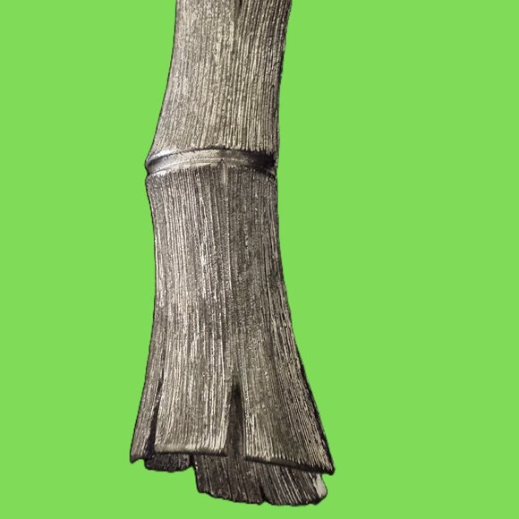 Vintage Bamboo Shoot "Lisner" Silver Brooch 1950-1960's - Picture 8 of 9